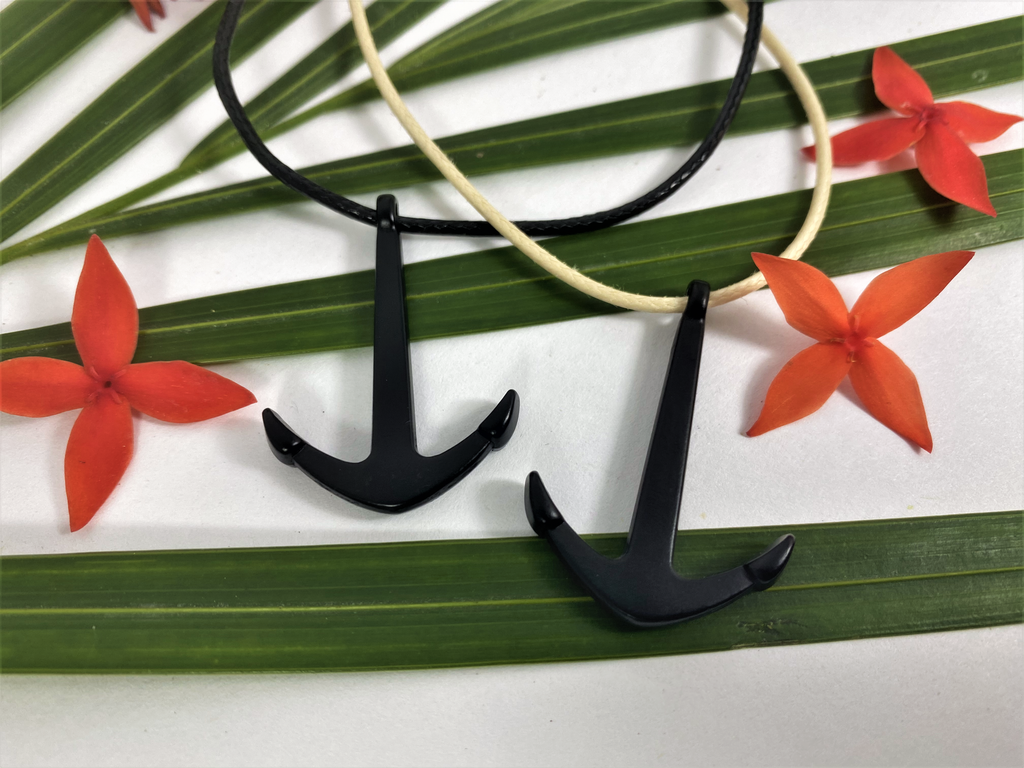 Anchor Necklace on String